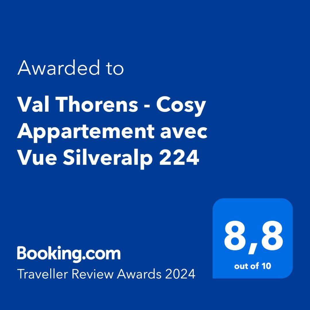 Val Thorens - Cosy Appartement Avec Vue Silveralp 224 المظهر الخارجي الصورة